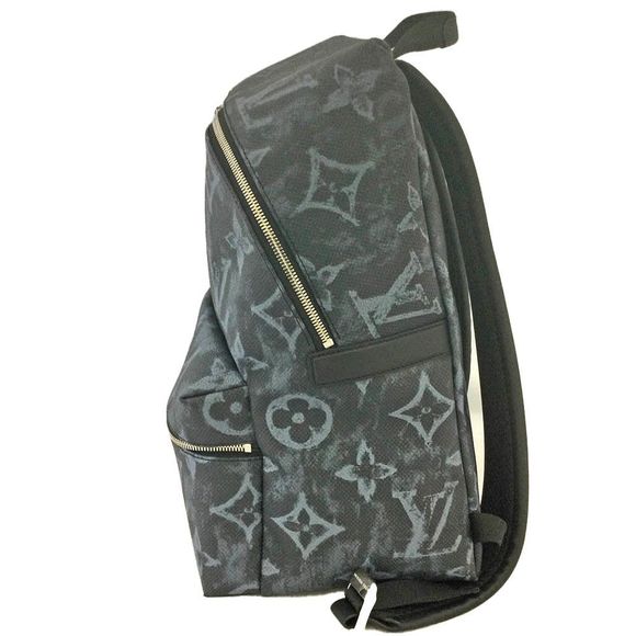Louis Vuitton Discovery Backpack Monogram Pastel Noir Black Gray PM Shoulder Bag - Picture 4 of 9